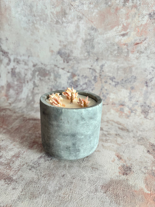 Bougie HESMEE (150g) - Parfum douceur dorée.