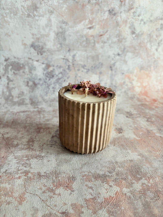 Bougie GAIA (150g) - Parfum Eveil botanique.